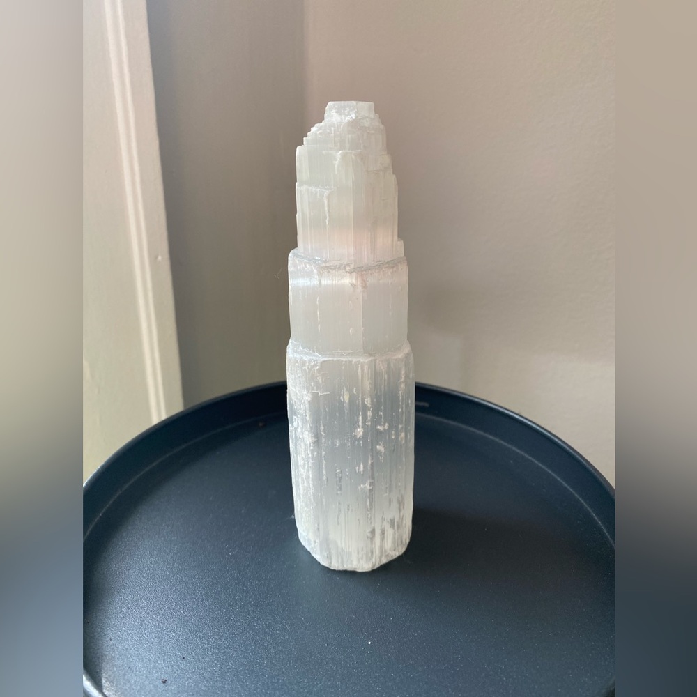Selenite Tower 6in